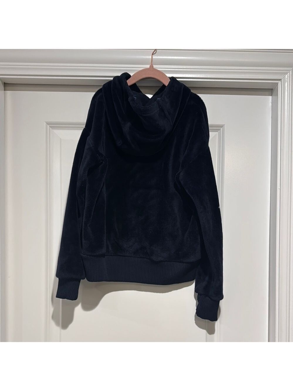Athleta Blue Hooded Sweatshirt with Soft Fleece - Picture 2 of 4